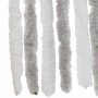 Hellgrauer und weißer Chenille-Fliegenvorhang, 100 x 230 cm von , Moskitonetze für Fenster - Ref: Foro24-377317, Preis: 67,92...