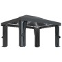 Gazebo with curtain and LED light strip anthracite aluminum 4x3 m by , Tents and gazebos - Ref: Foro24-3070355, Price: 549,88...