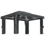Gazebo with curtain and LED light strip anthracite aluminum 4x3 m by , Tents and gazebos - Ref: Foro24-3070355, Price: 556,27...
