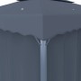 Gazebo with curtain and LED light strip anthracite aluminum 4x3 m by , Tents and gazebos - Ref: Foro24-3070355, Price: 549,88...