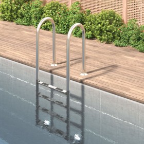 Pool ladder 304 stainless steel 54x38x184.5 cm by , Pool stairs and ramps - Ref: Foro24-93459, Price: 257,72 €, Discount: %
