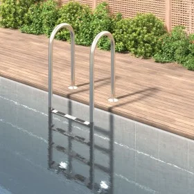 Poolleiter 304 Edelstahl 54x38x184,5 cm von , Pooltreppen und Rampen - Ref: Foro24-93459, Preis: 249,13 €, Rabatt: %