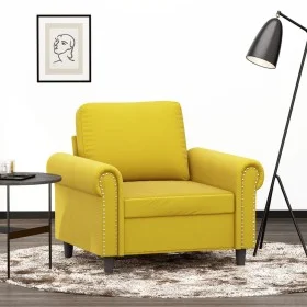 Gelber Samtsessel 60 cm von , Sofas - Ref: Foro24-359515, Preis: 165,09 €, Rabatt: %