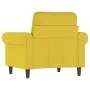 Sillón de terciopelo amarillo 60 cm de , Sofás - Ref: Foro24-359515, Precio: 165,06 €, Descuento: %