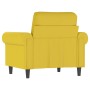 Sillón de terciopelo amarillo 60 cm de , Sofás - Ref: Foro24-359515, Precio: 185,31 €