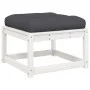 Garden furniture set with cushions 8 pieces solid white pine wood by , Garden sets - Ref: Foro24-3216951, Price: 955,62 €, Di...
