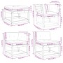 Gartenmöbel-Set mit Kissen, 8-teilig, massives weißes Kiefernholz von , Gartensets - Ref: Foro24-3216951, Preis: 967,64 €, Ra...