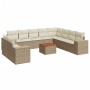 11-teiliges Gartensofa-Set mit beigen synthetischen Rattankissen von , Gartensets - Ref: Foro24-3257850, Preis: 856,08 €, Rab...