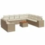 11-teiliges Gartensofa-Set mit beigen synthetischen Rattankissen von , Gartensets - Ref: Foro24-3257850, Preis: 904,06 €, Rab...