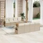 9-piece garden sofa set with beige synthetic rattan cushions by , Garden sets - Ref: Foro24-3256814, Price: 682,90 €, Discoun...
