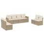 Garden sofa set with beige cushions 8 pcs PE rattan by , Garden sets - Ref: Foro24-3258292, Price: 510,21 €, Discount: %