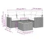 Garden sofa set with cushions 5 pieces gray synthetic rattan by , Garden sets - Ref: Foro24-3258343, Price: 309,75 €, Discoun...