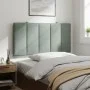 Cabecero de cama acolchado terciopelo gris claro 100 cm de , Cabeceros y pies de cama - Ref: Foro24-374655, Precio: 35,49 €, ...