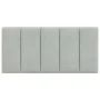 Cabecero de cama acolchado terciopelo gris claro 100 cm de , Cabeceros y pies de cama - Ref: Foro24-374655, Precio: 35,49 €, ...