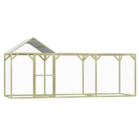 Impregnated pine wood chicken coop 4.5x1.5x2 m by vidaXL, Cages and habitats for small animals - Ref: Foro24-278401, Price: 2...