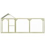 Impregnated pine wood chicken coop 4.5x1.5x2 m by vidaXL, Cages and habitats for small animals - Ref: Foro24-278401, Price: 2...