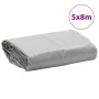 Gray tarpaulin 5x8 m 650 g/m² by , Waterproof tarpaulins - Ref: Foro24-156049, Price: 186,52 €, Discount: %