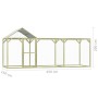 Impregnated pine wood chicken coop 4.5x1.5x2 m by vidaXL, Cages and habitats for small animals - Ref: Foro24-278401, Price: 2...