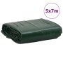 Green tarpaulin 5x7 m 650 g/m² by , Waterproof tarpaulins - Ref: Foro24-156056, Price: 164,57 €, Discount: %