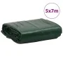 Green tarpaulin 5x7 m 650 g/m² by , Waterproof tarpaulins - Ref: Foro24-156056, Price: 161,84 €, Discount: %