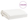 Weiße Leinwand 1,5x2,5 m 650 g/m² von , Wasserdichte Planen - Ref: Foro24-156068, Preis: 35,77 €, Rabatt: %