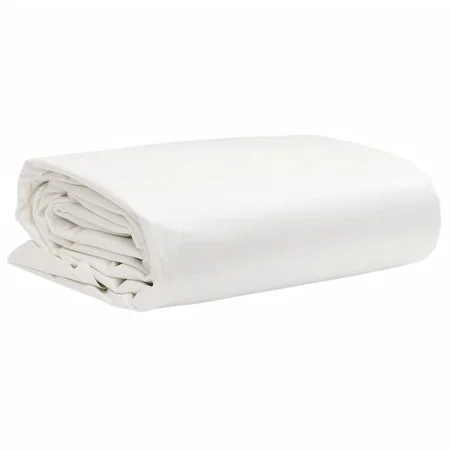 White canvas 4x7 m 650 g/m² by , Waterproof tarpaulins - Ref: Foro24-156187, Price: 156,01 €, Discount: %