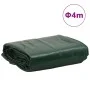 Green tarpaulin Ø 4 m 650 g/m² by , Waterproof tarpaulins - Ref: Foro24-156217, Price: 82,28 €, Discount: %