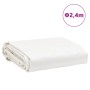 Weiße Leinwand Ø 2,4 m 650 g/m² von , Wasserdichte Planen - Ref: Foro24-156229, Preis: 29,87 €, Rabatt: %
