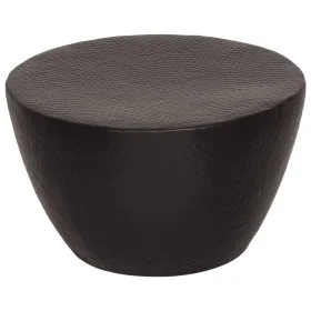 Couchtisch aus gehämmertem Aluminium aus schwarzem Messing, Ø 50 x 30 cm von , Couchtisch - Ref: Foro24-359611, Preis: 120,38...