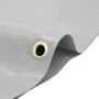 Gray canvas Ø 2 m 650 g/m² by , Waterproof tarpaulins - Ref: Foro24-156203, Price: 26,05 €, Discount: %