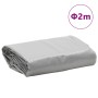 Graue Leinwand Ø 2 m 650 g/m² von , Wasserdichte Planen - Ref: Foro24-156203, Preis: 26,50 €, Rabatt: %