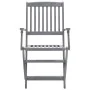Klappbare Gartenstühle 4 Einheiten aus massivem Akazienholz von vidaXL, Gartenstühle - Ref: Foro24-46334, Preis: 163,80 €, Ra...