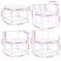 8-teiliges Gartenmöbel-Set mit Kissen aus Douglasienholz von , Gartensets - Ref: Foro24-3216953, Preis: 854,85 €, Rabatt: %