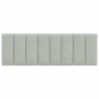 Cabecero de cama acolchado terciopelo gris claro 140 cm de , Cabeceros y pies de cama - Ref: Foro24-374669, Precio: 54,97 €, ...