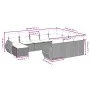 11-teiliges Gartensofa-Set mit beigen synthetischen Rattankissen von , Gartensets - Ref: Foro24-3225190, Preis: 763,78 €, Rab...