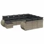 11-piece garden sofa set and gray synthetic rattan cushions by , Garden sets - Ref: Foro24-3225192, Price: 656,72 €, Discount: %