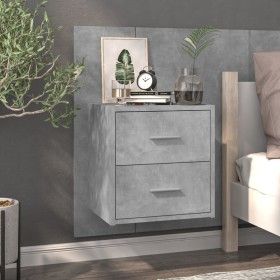 Concrete gray wall bedside table by vidaXL, Nightstands - Ref: Foro24-810997, Price: 52,53 €, Discount: %