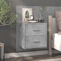 Concrete gray wall bedside table by vidaXL, Nightstands - Ref: Foro24-810997, Price: 52,48 €, Discount: %