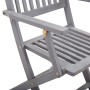 Folding garden chairs 4 units solid acacia wood by vidaXL, Garden chairs - Ref: Foro24-46334, Price: 165,89 €, Discount: %