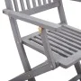 Klappbare Gartenstühle 4 Einheiten aus massivem Akazienholz von vidaXL, Gartenstühle - Ref: Foro24-46334, Preis: 163,80 €, Ra...