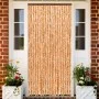 Ocher and white chenille fly curtain 100x200 cm by , Mosquito nets for windows - Ref: Foro24-377401, Price: 63,54 €, Discount: %