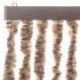 Beiger und dunkelbrauner Chenille-Fliegenschutzvorhang, 100 x 230 cm von , Moskitonetze für Fenster - Ref: Foro24-377324, Pre...