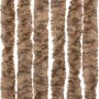 Beige and dark brown chenille anti-fly curtain 100x230 cm by , Mosquito nets for windows - Ref: Foro24-377324, Price: 77,03 €...