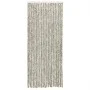 Light gray and dark gray chenille anti-fly curtain 100x230 cm by , Mosquito nets for windows - Ref: Foro24-377398, Price: 65,...