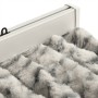 Hellgrauer und dunkelgrauer Chenille-Fliegenschutzvorhang, 100 x 230 cm von , Moskitonetze für Fenster - Ref: Foro24-377398, ...