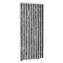 Cortina antimoscas chenilla gris y negro 100x220 cm de , Mosquiteras para ventanas - Ref: Foro24-377330, Precio: 53,72 €, Des...