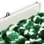 Green and white chenille fly curtain 100x200 cm by , Mosquito nets for windows - Ref: Foro24-377385, Price: 63,75 €, Discount: %