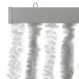 Hellgrauer und weißer Chenille-Fliegenvorhang, 90 x 200 cm von , Moskitonetze für Fenster - Ref: Foro24-377313, Preis: 58,71 ...