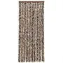 Brown and white chenille fly curtain 100x200 cm by , Mosquito nets for windows - Ref: Foro24-377393, Price: 64,36 €, Discount: %