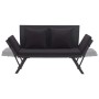 Gartenbank mit schwarzen synthetischen Rattankissen 176 cm von vidaXL, Gartenbänke - Ref: Foro24-46233, Preis: 209,39 €, Raba...